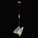 Ver imagem 1 de Pendente Borboleta Dourado 6w 3000k Biv Sindora