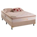 Ver imagem 1 de Cama Box Casal: Colchão Molas Ensacadas Herval MasterPocket Pallace Bambu + Base CRC Suede Clean(138