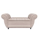 Ver imagem 5 de Recamier Baú Londres 1,20 M Suede Bege