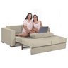 Sofa Cama Casal Sofia 2 Lugares 170cm com Pés de Madeira Talento Móveis - 1
