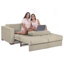 Ver imagem 3 de Sofa Cama Casal Sofia 2 Lugares 170cm com Pés de Madeira Talento Móveis