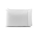 Ver imagem 1 de Par de Fronhas 70cm X 50cm 2 Peças Laura 100% Poliéster Toque Percal 200 Fios:branco