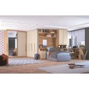 Ver imagem 2 de Guarda-Roupa de Canto Reto 1 Porta Elegance 