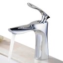 Ver imagem 1 de Torneira Cromada para Banheiro Monocomando Misturador com Bica Baixa