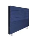 Ver imagem 2 de Cabeceira Paris Box Solteiro 90cm - Suede Azul Marinho