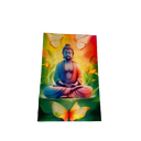 Ver imagem 1 de Quadro Buda Meditando com Borboletas 20x30 Arte de Parede