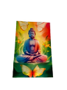 Ver imagem 1 de Quadro Buda Meditando com Borboletas 20x30 Arte de Parede