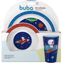 Kit Refeicao Aventuras Astronauta - Buba - 2