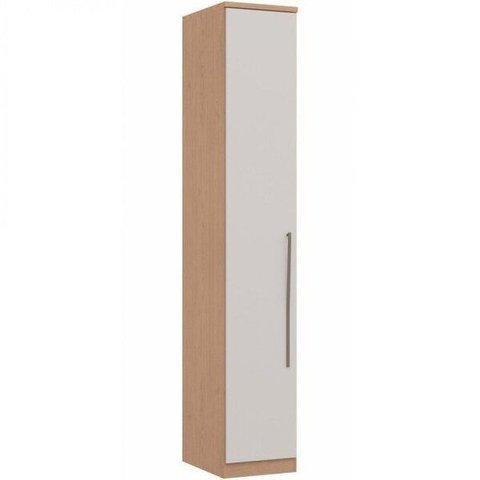 Módulo de Guarda Roupa 1 Porta Elegance Cinza/Angelin/Blanc