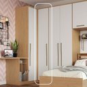 Ver imagem 7 de Módulo de Guarda Roupa 1 Porta Elegance Cinza/Angelin/Blanc