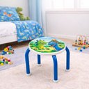 Ver imagem 4 de Banquinho Infantil Cadeira Estudo Quarto Lanche Banco Crianca Reforcada Azul