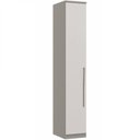 Ver imagem 1 de Módulo de Guarda Roupa 1 Porta Elegance Cinza/Niquel/Blanc