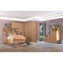 Ver imagem 2 de Módulo de Guarda Roupa 2 Portas 2 Gavetas Elegance Bege/Angelin