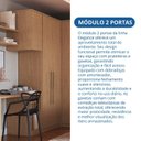 Ver imagem 6 de Módulo de Guarda Roupa 2 Portas 2 Gavetas Elegance Bege/Angelin