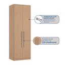 Ver imagem 4 de Módulo de Guarda Roupa 2 Portas 2 Gavetas Elegance Bege/Angelin