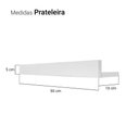 Ver imagem 5 de Kit 2 Prateleiras Porta Temperos 50 x 10cm Branco