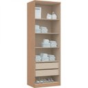 Ver imagem 2 de Módulo de Guarda Roupa 2 Portas 2 Gavetas Elegance