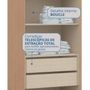 Ver imagem 5 de Módulo de Guarda Roupa 2 Portas 2 Gavetas Elegance Bege/Angelin/Níquel