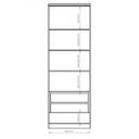 Ver imagem 6 de Módulo de Guarda Roupa 2 Portas 2 Gavetas Elegance Cinza/Niquel/Blanc