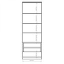 Ver imagem 6 de Módulo de Guarda Roupa 2 Portas 2 Gavetas Elegance Cinza/Níquel