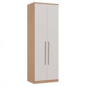 Ver imagem 2 de Módulo de Guarda Roupa 2 Portas 2 Gavetas com Cabideiro Elegance Bege/Angelin/Blanc