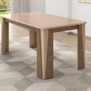 Ver imagem 5 de Conjunto de Mesa com 6 Cadeiras Opera Marrom/Carvalho/Fendi