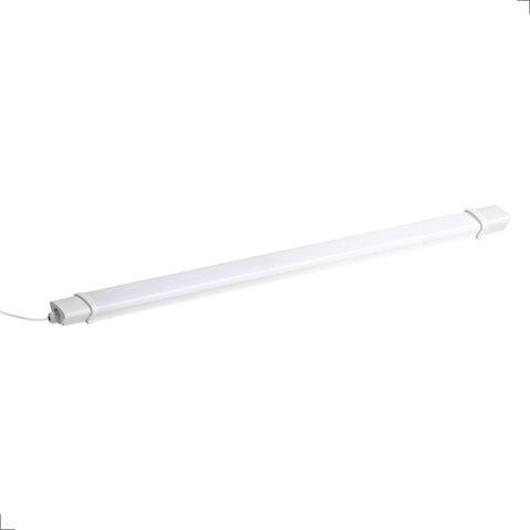 Luminária Calha Hermética Led 6500k Luz Fria Tubular 36w Sobrepor 120cm
