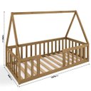 Ver imagem 3 de Cama Solteiro Montessoriana Valentina Nogueira