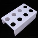 Ver imagem 1 de Suporte de cone acrílico com 8 buracos Make Laser Suporte para doces transparente Branco