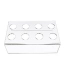 Ver imagem 5 de Suporte de cone acrílico com 8 buracos Make Laser Suporte para doces transparente Branco
