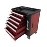 Carrinho para Ferramentas em Geral com 6 Gavetas - Vermelho - 1