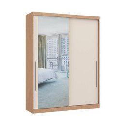 Módulo de Guarda Roupa 2 Portas 2 Gavetas Espelhado Elegance  - 1