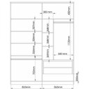 Ver imagem 6 de Módulo de Guarda Roupa 2 Portas 2 Gavetas Espelhado Elegance