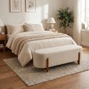Ver imagem 5 de Puff Recamier Organico Imperial 140 cm Linho Bege Impo
