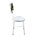 Ver imagem 5 de 2 Cadeiras Brancas para Cozinha Viena Cappuccino Premium:Floral Gelo