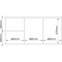 Ver imagem 6 de Ponte Modulada Casal 3 Portas Elegance 