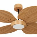 Ver imagem 2 de Ventilador de Teto Natuvent Flower Led 4 Pás Madeira Freijó