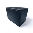 Ver imagem 3 de Puff Baú C- Botão Banqueta Suede Organizar Decorar 55cm Preto