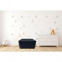Ver imagem 5 de Puff Baú C- Botão Banqueta Suede Organizar Decorar 55cm Preto