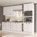 Ver imagem 3 de Armário de Cozinha Completa C Balcão Milla Dreamer Carraro Branco