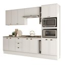 Ver imagem 2 de Armário de Cozinha Completa C Balcão Milla Dreamer Carraro Branco