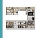 Ver imagem 6 de Armário de Cozinha Completa C Balcão Milla Dreamer Carraro Branco