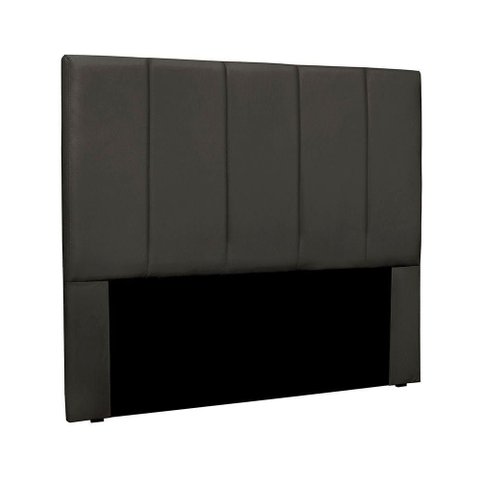 Cabeceira Solteiro Anya para Cama Box Fixação no Box Mdf-mdp Suede Cinza Loja Sheep