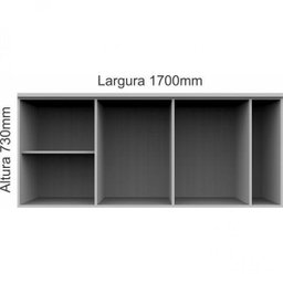 Ponte Modulada Queen 3 Portas Elegance  - 3
