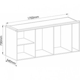 Ponte Modulada Queen 3 Portas Elegance  - 4