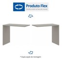 Ver imagem 5 de Escrivaninha Mesa Escritório Reta Office Elegance 90cm Níquel Cinza
