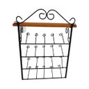 Ver imagem 4 de kit 2 suporte porta copos cozinha ferro madeira artesanato mineiro