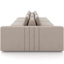 Ver imagem 7 de Sofá Ilha com Puff para Sala Living 365cm Amber M03 Veludo Bege - Lyam Decor