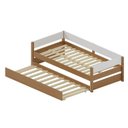 Ver imagem 2 de Bicama Solteiro Casatema MadeiraOriginals em Madeira Maciça Aria Casatema MadeiraOriginals Marrom/Nogueira/Branco