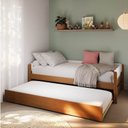 Ver imagem 1 de Bicama Solteiro Casatema MadeiraOriginals em Madeira Maciça Aria Casatema MadeiraOriginals Marrom/Nogueira/Branco